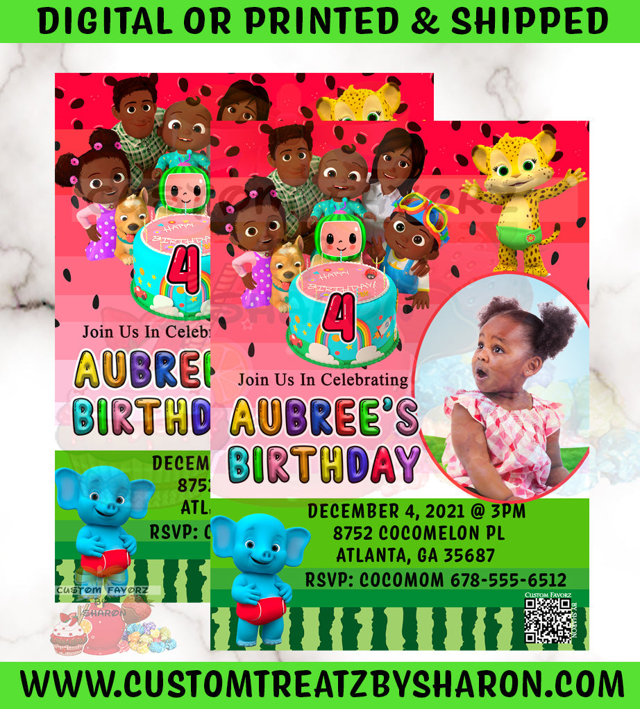 Gucci birthday invitation Template