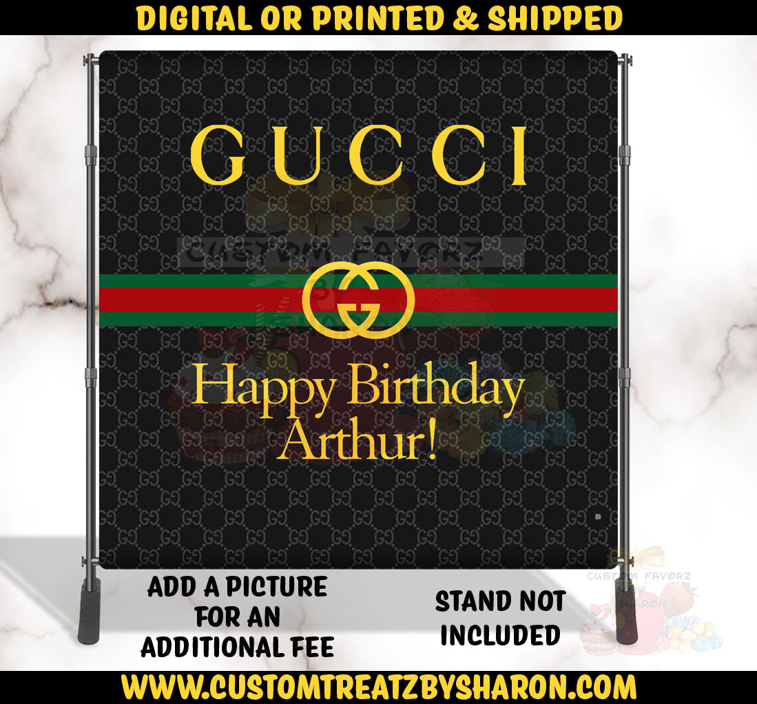 Gucci Backdrop Print and Ship