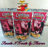 MINNIE MOUSE CAPRISUN & KOOL-AID JAMMER LABELS Custom Favorz by Sharon