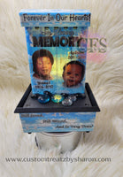 Sky Blue Mini Keepsake Memorial Fountain