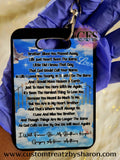 Memorial Keychain | The Call I Wish I Could Take... | Memorial Keepsake |