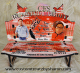 Custom "In Loving Memory" Memorial Bench