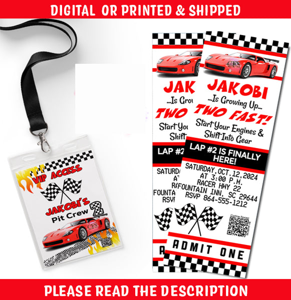 2 Fast 2 Curious VIP Pass & Tix Invitation