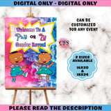 PHIL N LIL GENDER REVEAL WELCOME SIGN - DIGITAL ONLY