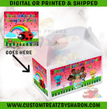 AFRICAN AMERICAN COCOMELON WATERMELON GABLE BOX Custom Favorz by Sharon