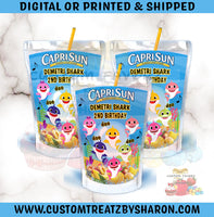 BABY SHARK CAPRISUN & KOOL-AID JAMMERS Custom Favorz by Sharon