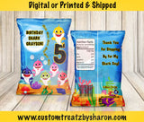 BABY SHARK CHIP BAGS Custom Favorz by Sharon