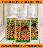 BAMM BAMM 2 OZ SANITIZER LABELS Custom Favorz by Sharon