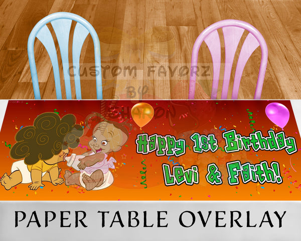 BEBE & CECE PROUD TABLE COVER OVERLAY Custom Favorz by Sharon