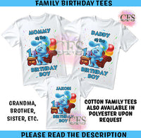 BLUE'S CLUES FAMILY BIRTHDAY TEES