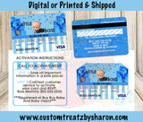 BOSS BABY BOY BABY SHOWER CREDIT CARD INVITES Custom Favorz by Sharon
