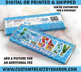 Blue's Clues Baby Shower Hershey Bar Labels Custom Favorz by Sharon