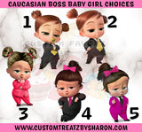 Boss Baby Corp Girl Credit Card Invite Custom Favorz by Sharon