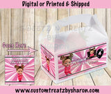 Boss Baby Girl Gable Box Custom Favorz by Sharon
