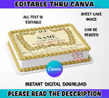 Edit Yourself Hennessy Edible Image Cake Topper