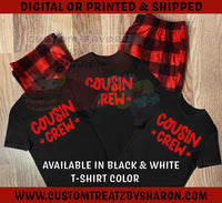 COUSIN CREW - FAMILY HOLIDAY TEES Custom Favorz by Sharon