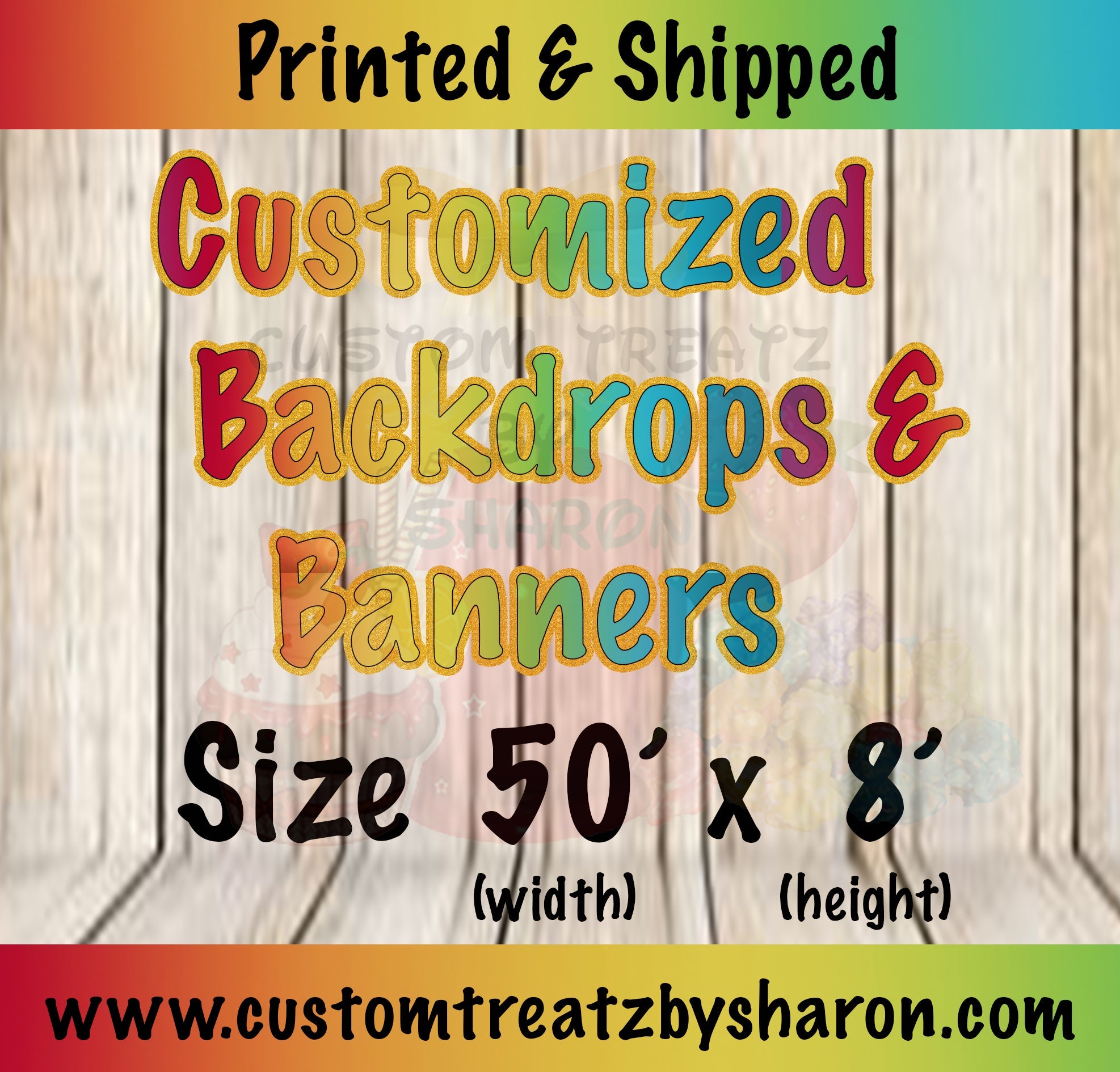 Custom Cake Table Backdrop - Custom Backrop, Vinyl Backdrop, Printed Backdrop shops