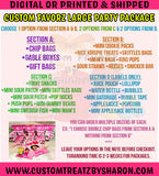 CUSTOM FAVORZ LARGE PACKAGE Custom Favorz by Sharon