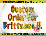 CUSTOM ORDER BRITTANEE H. - COCOMELON FAMILY T-SHIRT - DO NOT PURCHASE OTHERWISE Custom Favorz by Sharon
