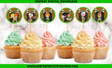 Caucasian Pebbles & Bamm Cupcake Toppers - Instant Download Custom Favorz by Sharon