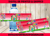 Cocomelon Watermelon Water Bottle Labels Custom Favorz by Sharon