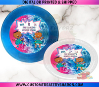 Custom Phil & Lil Party Plate Inserts | Phil N Lil Party | Phil N Lil Favors | Gender Reveal | Birthday Custom Favorz by Sharon