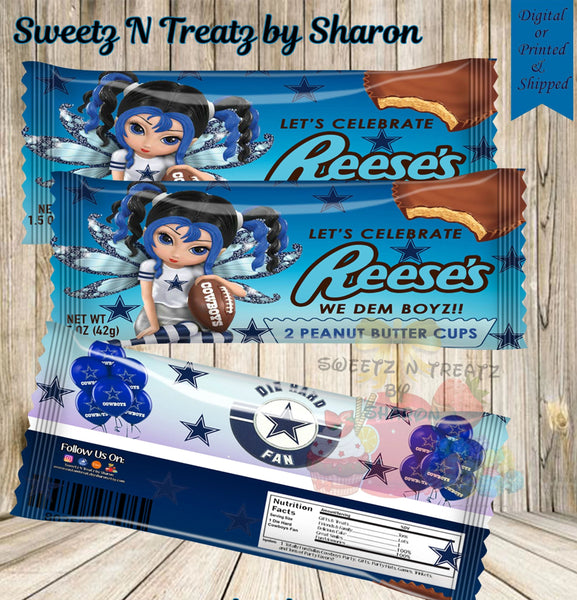 DALLAS COWBOYS REESE'S Peanut Butter Cup Custom Favorz by Sharon