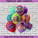 DOC MCSTUFFINS BALLOON STICKERS Custom Favorz by Sharon