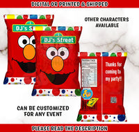 Elmo Custom Chip Bags - Sesame Street