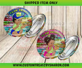 FRESH PRINCE & PRINCESS GENDER REVEAL PIN BACK BUTTONS Custom Favorz by Sharon