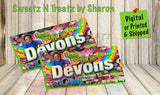 FRESH PRINCE SKITTLES BOX LABELS Custom Favorz by Sharon