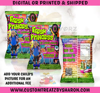 FRESH PRINCESS CHIP BAG Custom Favorz by Sharon