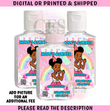 Gracie's Corner Sanitizer Labels (2 oz Bottle) Custom Favorz by Sharon