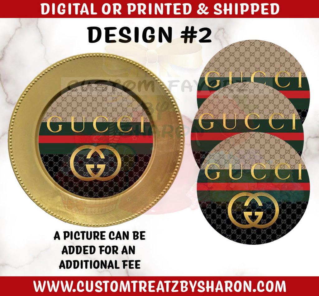 Gucci Charger Plate Inserts