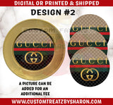 Gucci Charger Plate Inserts Custom Favorz by Sharon