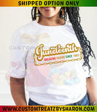 JUNETEENTH CHAIN TEES Custom Favorz by Sharon