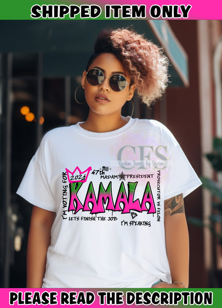 Kamala Graffiti Madam President Tee