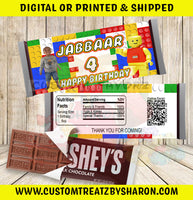 Lego Inspired Hershey Labels Custom Favorz by Sharon