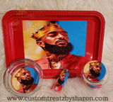 NIPSEY HUSSLE ROLLING TRAY Custom Favorz by Sharon