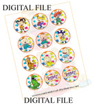 Original Rugrats Cupcake Toppers - Instant Download Custom Favorz by Sharon