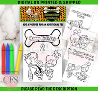 PEBBLES & BAMM COLORING PACK Custom Favorz by Sharon