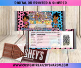 PEBBLES & BAMM GENDER REVEAL HERSHEY LABELS Custom Favorz by Sharon