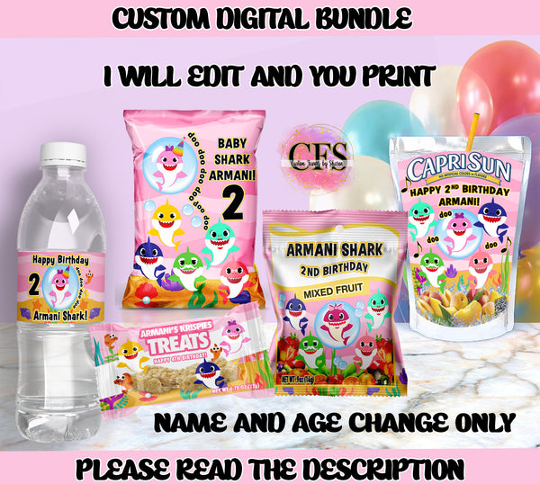 Baby Shark Digital Bundle (Pink)