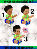 FRESH PRINCE N PRINCESS GENDER REVEAL BALLOON STICKERS