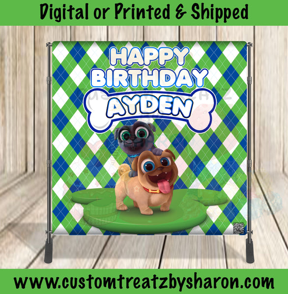 PUPPY DOG PALS BACKDROP Custom Favorz by Sharon