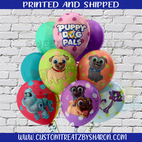 PUPPY DOG PALS BALLOON STICKERS Custom Favorz by Sharon