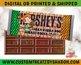 Pebbles Flintstones Hershey Bar Labels Custom Favorz by Sharon