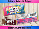 Phil & Lil Chocolate Hershey Bar Labels Custom Favorz by Sharon