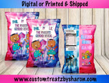 Phil & Lil Gender Reveal Chip Bags Custom Favorz by Sharon