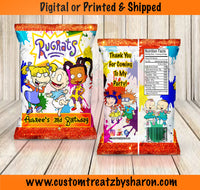 Rugrats Chip Bags Custom Favorz by Sharon